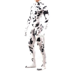 CosplayDogs Combinaison Cosplay Chien Dalmatien Noir-Blanc